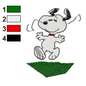 Snoopy 07 Embroidery Design